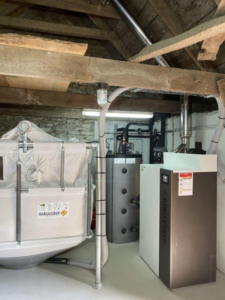 Chaudière à granulés et panneaux solaires Ploumoguer (2)