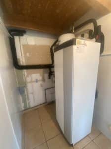 Installation pompe a chaleur NIB en remplacement chaudiere gaz Plouarzel 2 - Chauffage